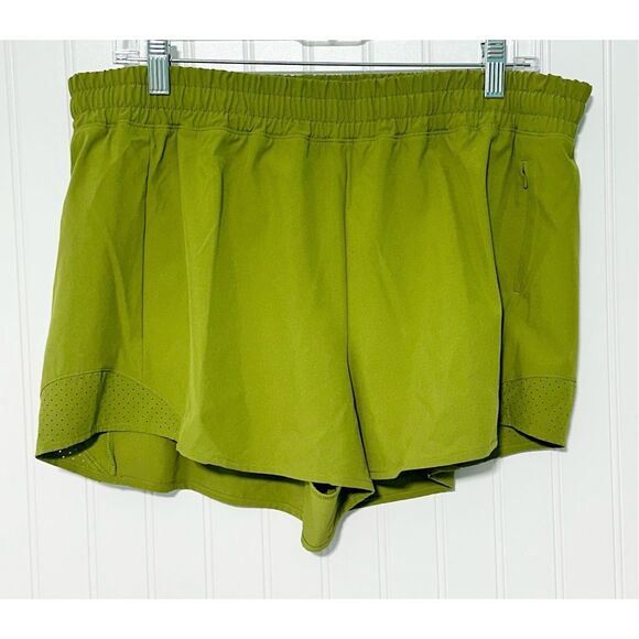 Calia Infinity Run Shorts Mid Rise‎ Dark Green Women’s Large New with tags - Picture 2 of 7